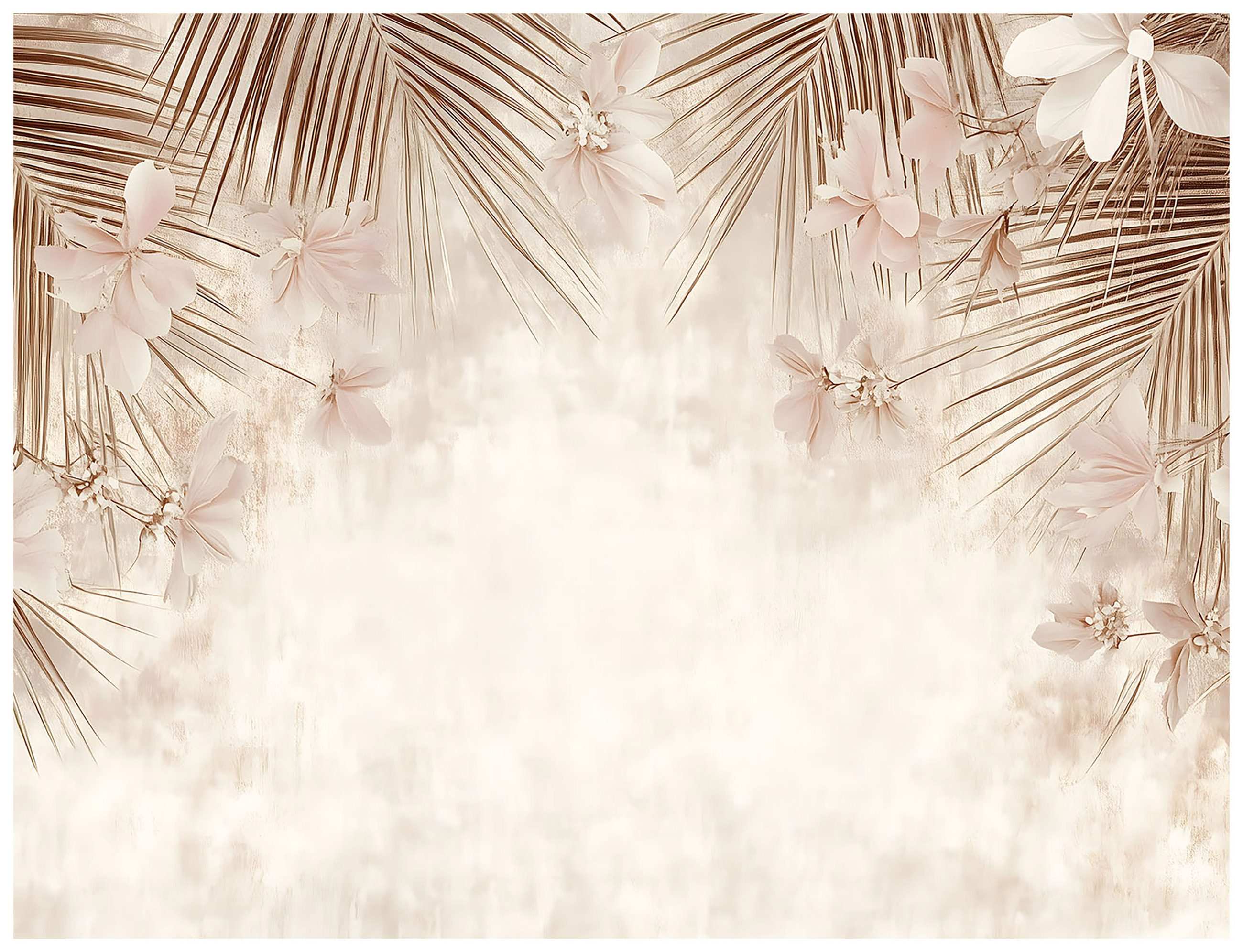 Wallarena Fototapete Blätter Palmen Modern Vlies Tapete Wohnzimmer Schlafzi günstig online kaufen