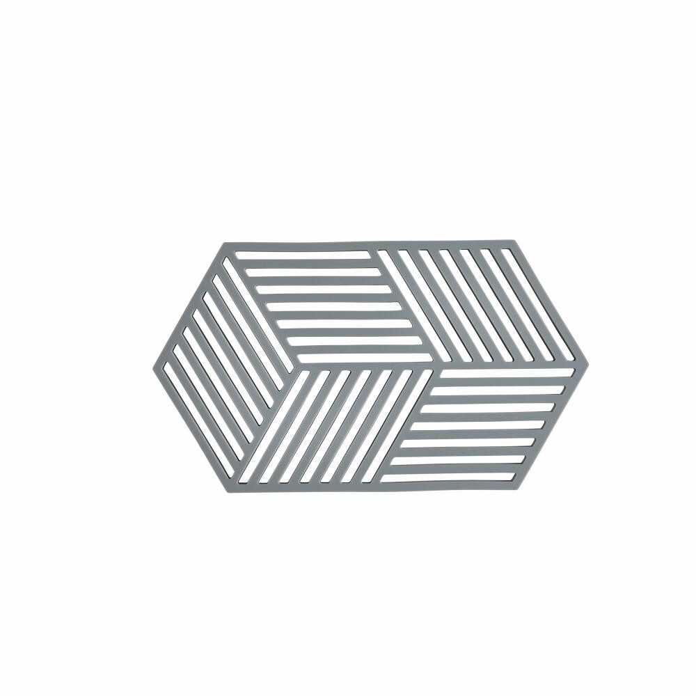 Zone Denmark Topfuntersetzer Hexagon Cool Grey, 24 cm