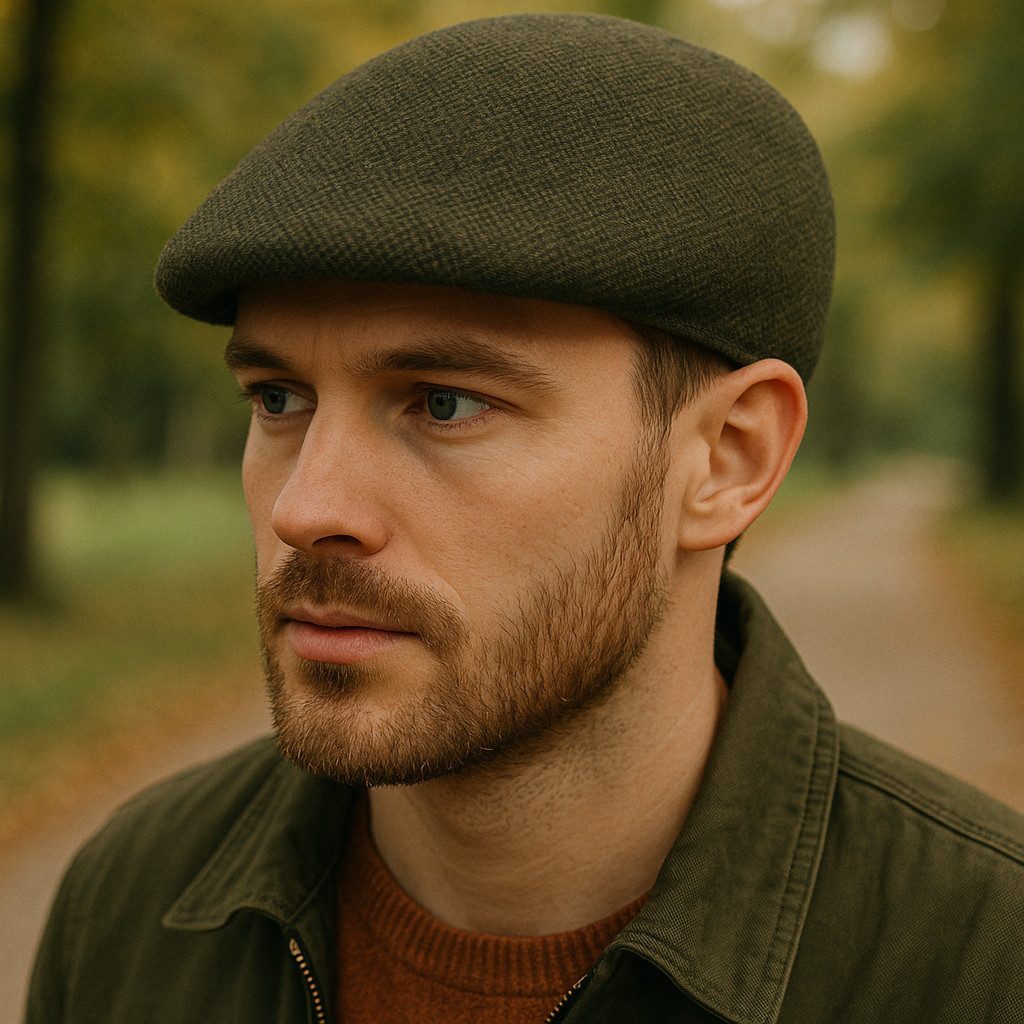 La Chasse® Baseball Cap Schiebermütze Jagdmütze oliv/grün Flatcap oliv wasserabweisend Herren