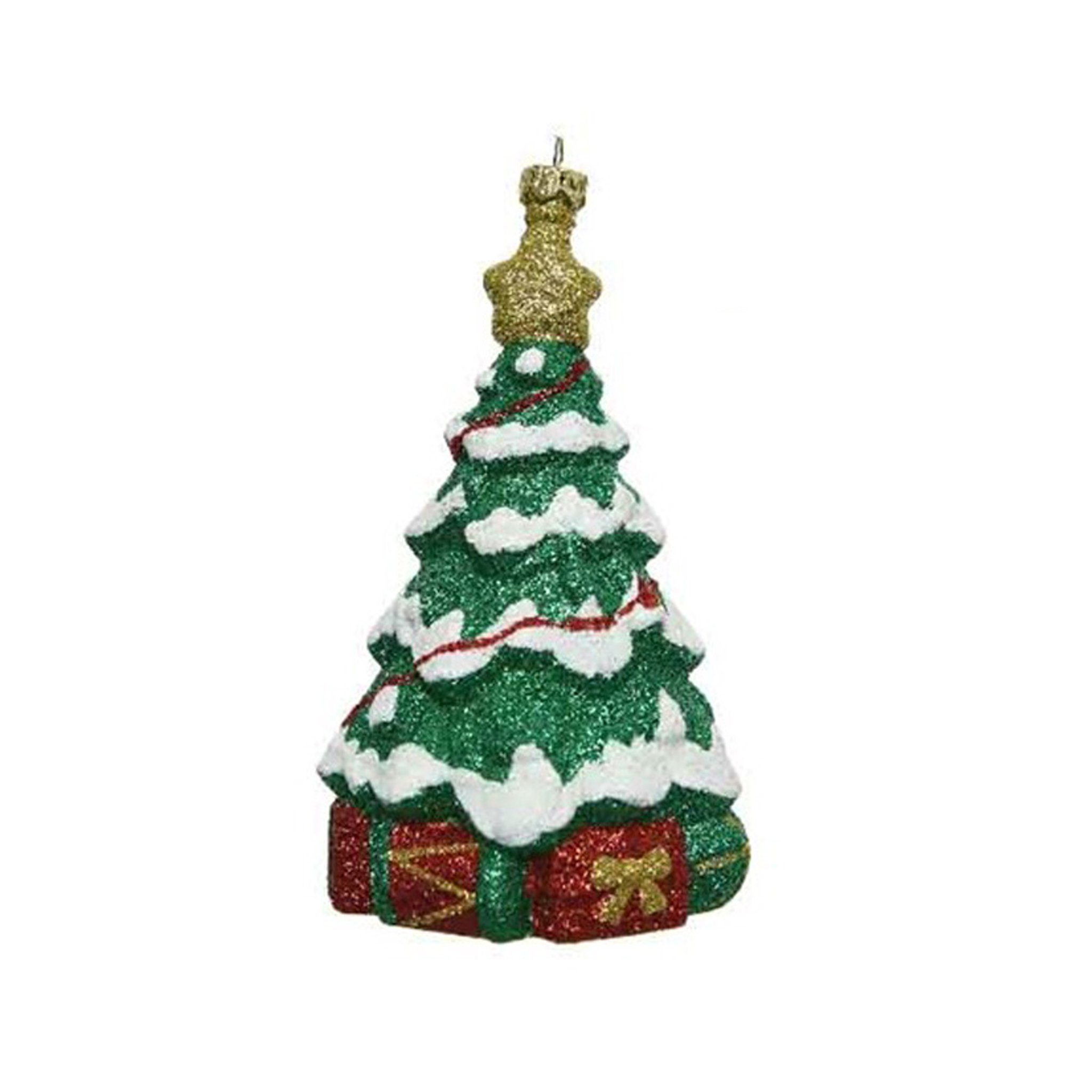 Kunststoff Christbaumschmuck, 14cm Decoris decorations Weihnachtsbaum season Christbaumschmuck