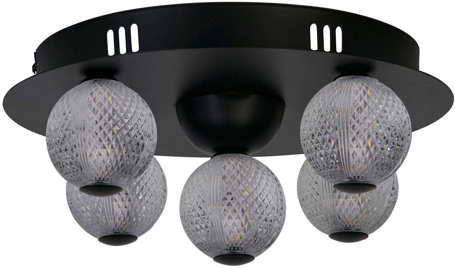 Searchlight Deckenleuchte Asteroid LED Flush, LED fest integriert, Warmweiß