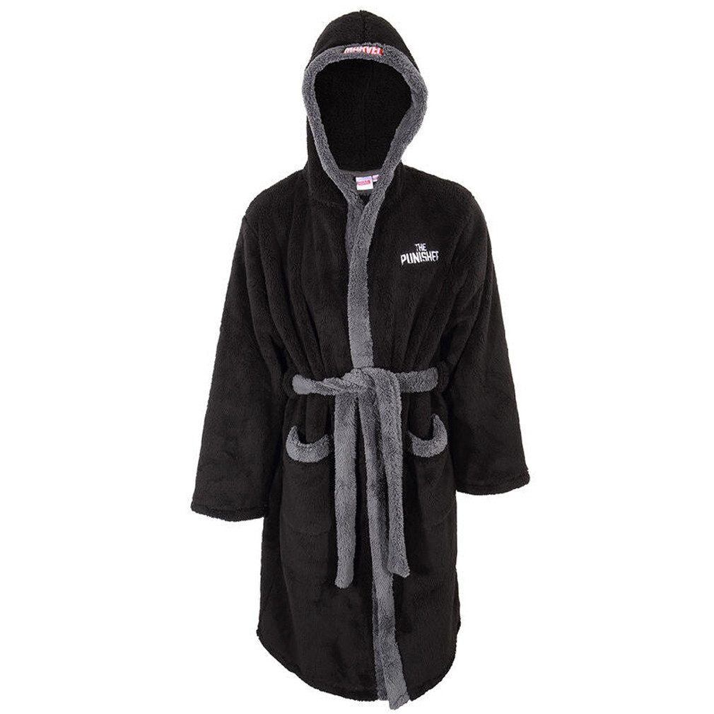 Punisher Morgenmantel Classic Logo, Plüsch Flauschig Robe