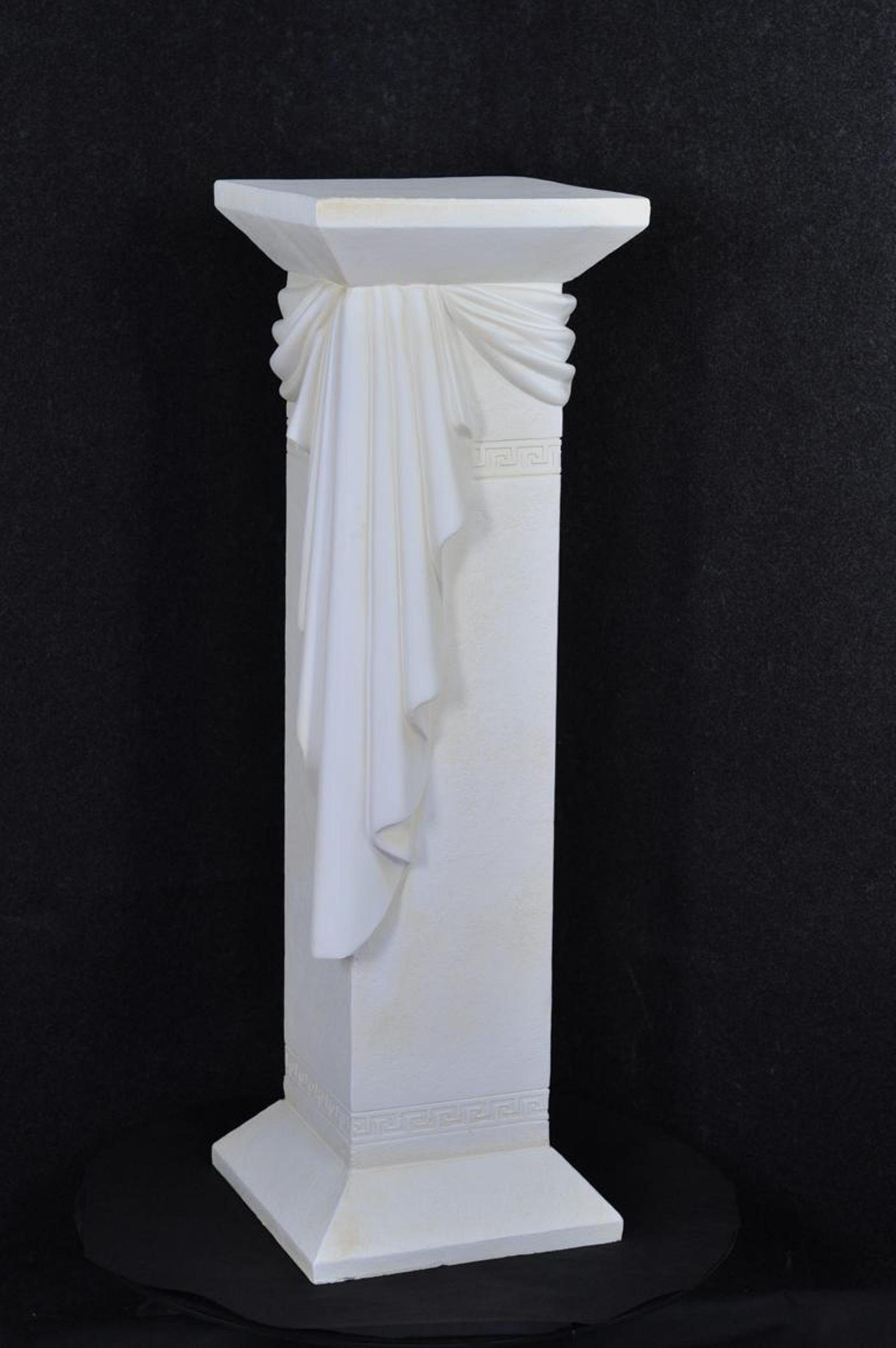 Römische Medusa Dekoration Skulptur, Figur Säulen JVmoebel Säule Marmor Deko Skulptur