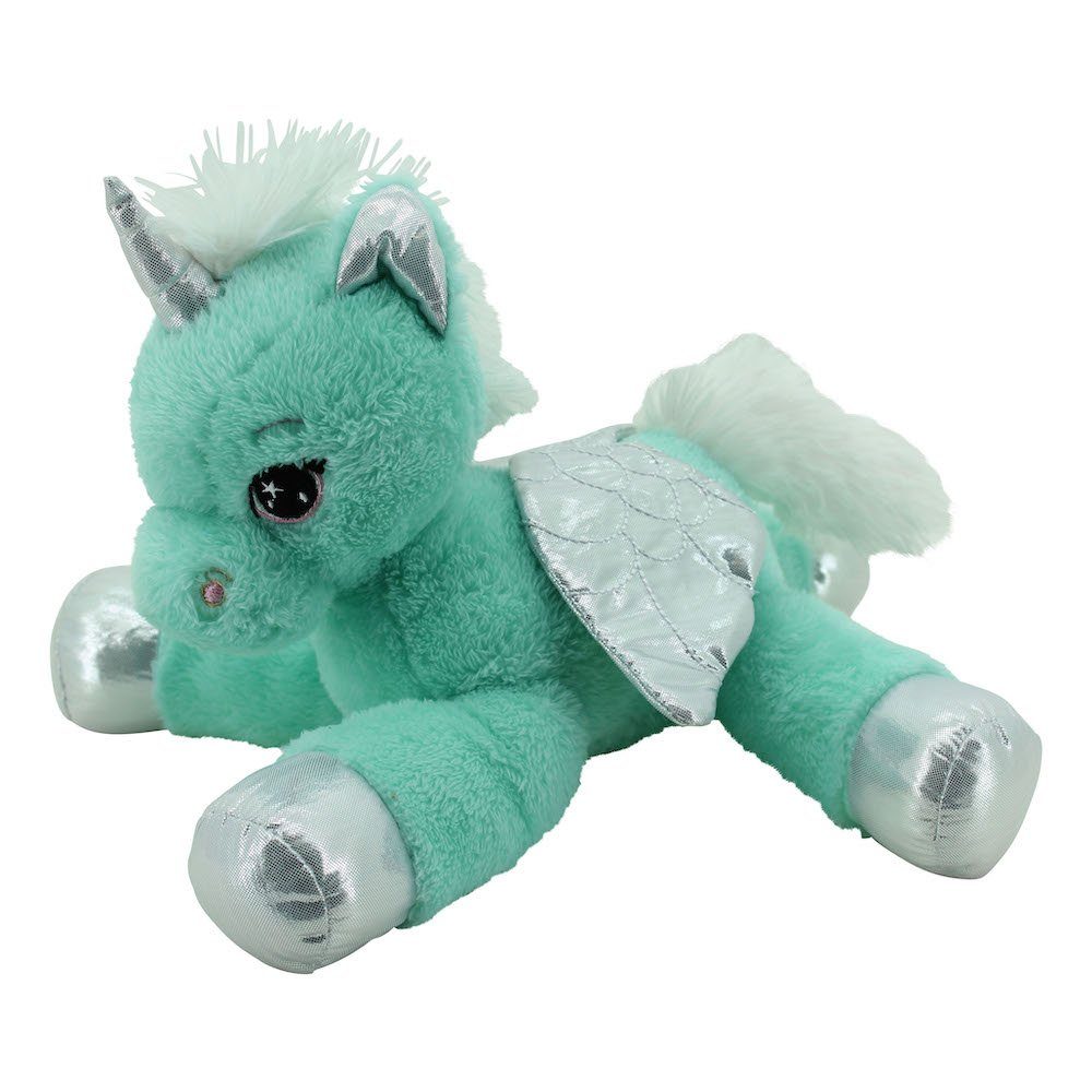Sweety-Toys Kuscheltier Sweety Toys 11698 Einhorn Plüschtier Kuscheltier 34 cm türkis-Mint