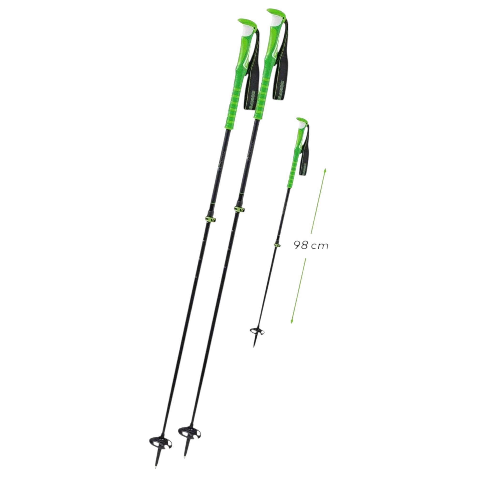 Komperdell Trekking-Stöcke Komperdell Carbon C7 Ascent Skitourenstock Teleskopstock Wanderstock