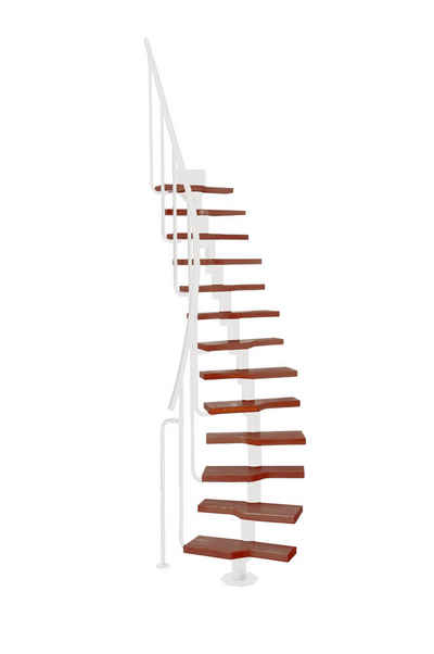 Starwood Mittelholmtreppe Mittelholmtreppe MINI aus Stahl mit Geländer und Stufen