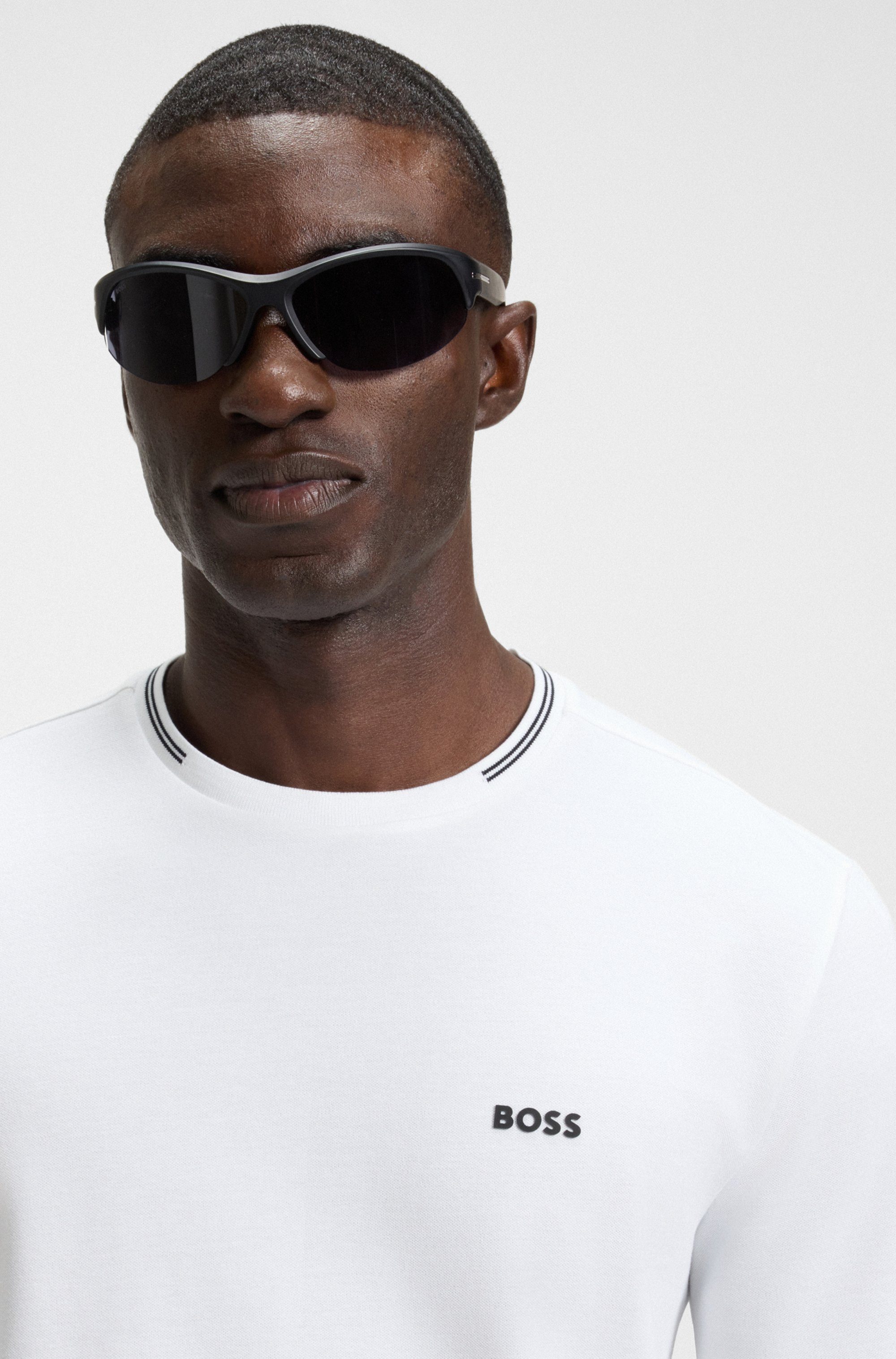 BOSS GREEN T-Shirt Taul mit kontrastfarbenen günstig online kaufen