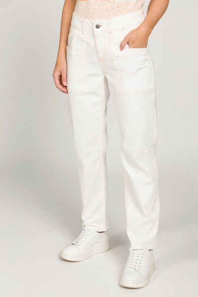 Gina Laura Regular-fit-Jeans Jeans 7/8-Länge gerades Bein 4 Taschen