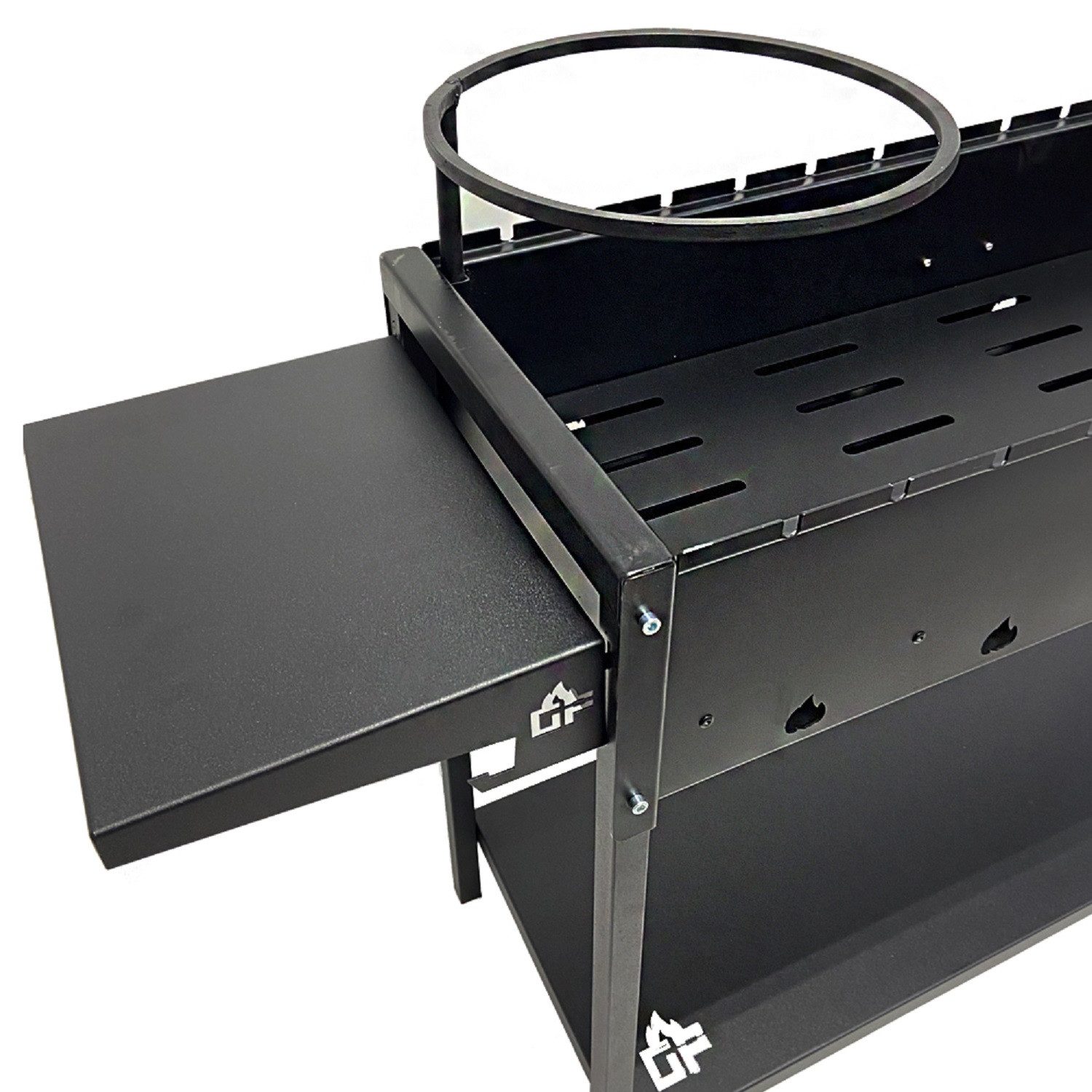Grillpeter Holzkohlegrill Mangal Batyr XL Schaschlikgrill 100cm mit Ablage und Topfhalter