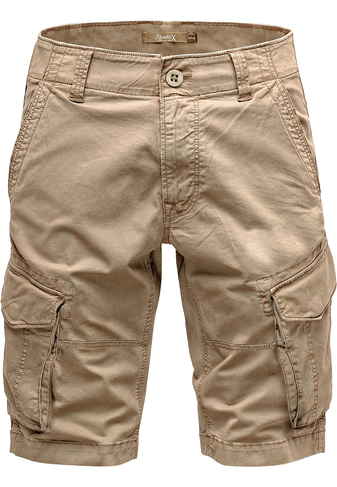 REPUBLIX Cargoshorts STEWIE Herren Bermuda Short Hose Regular Fit günstig online kaufen