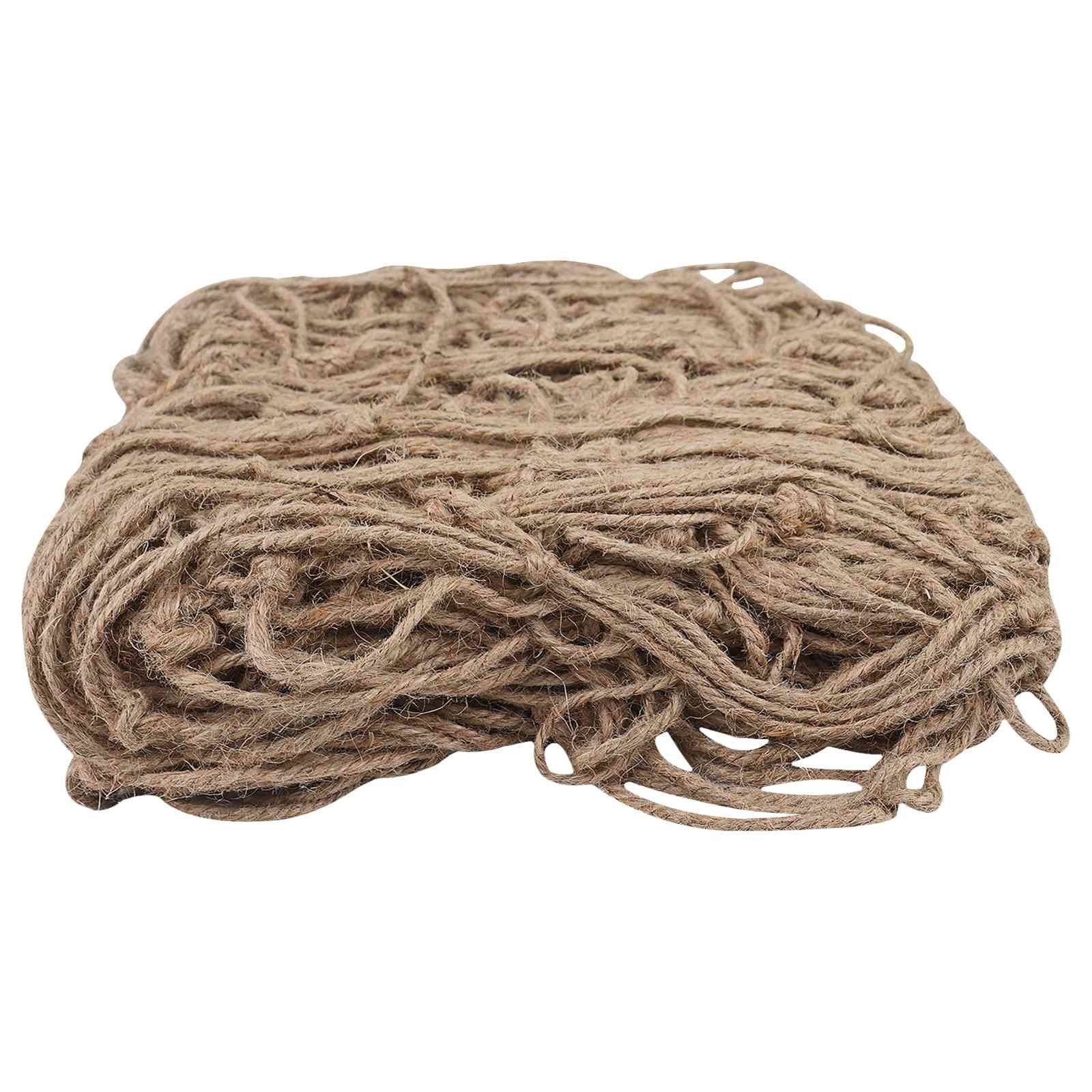 vidaXL Schutznetz Jute Pflanzenstütznetz Natur 1 x 10 m 100% Tossa Jute, BxL: 1000x10 m, (1-St)