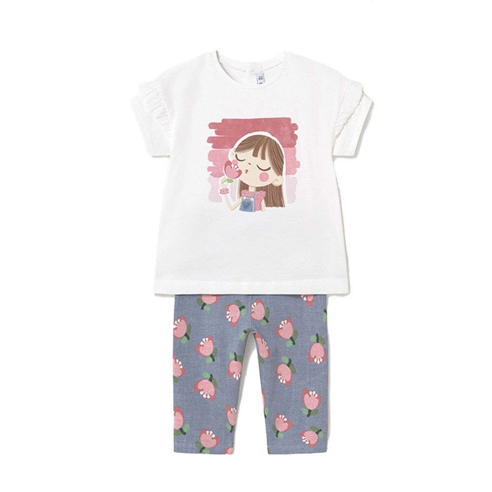 Mayoral T-Shirt & Sweatbermudas mit Printmotiv