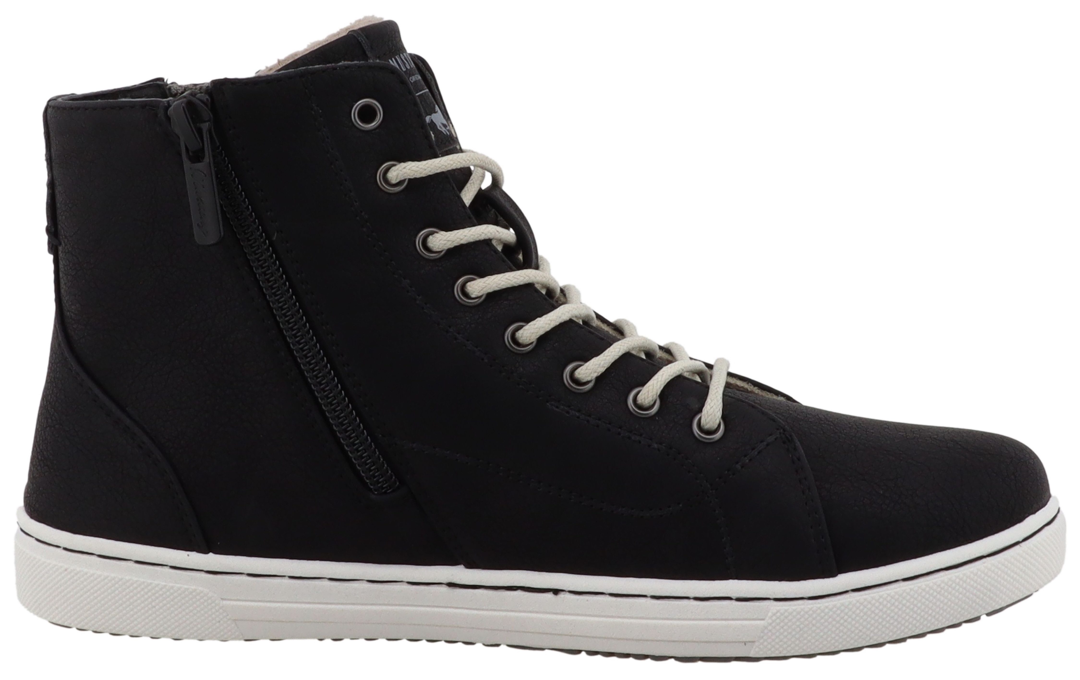 Mustang Shoes Tuala Winterstiefelette Schnürboots mit Reißverschluss