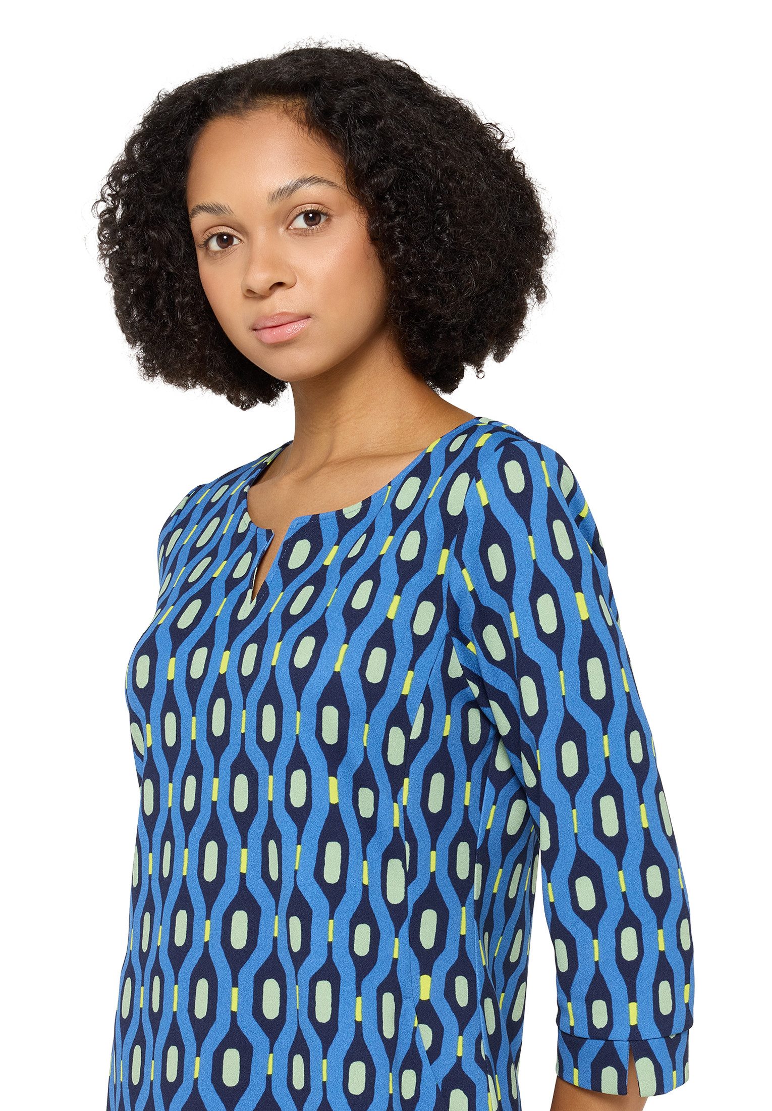 Cartoon Druckkleid Damen mit Muster