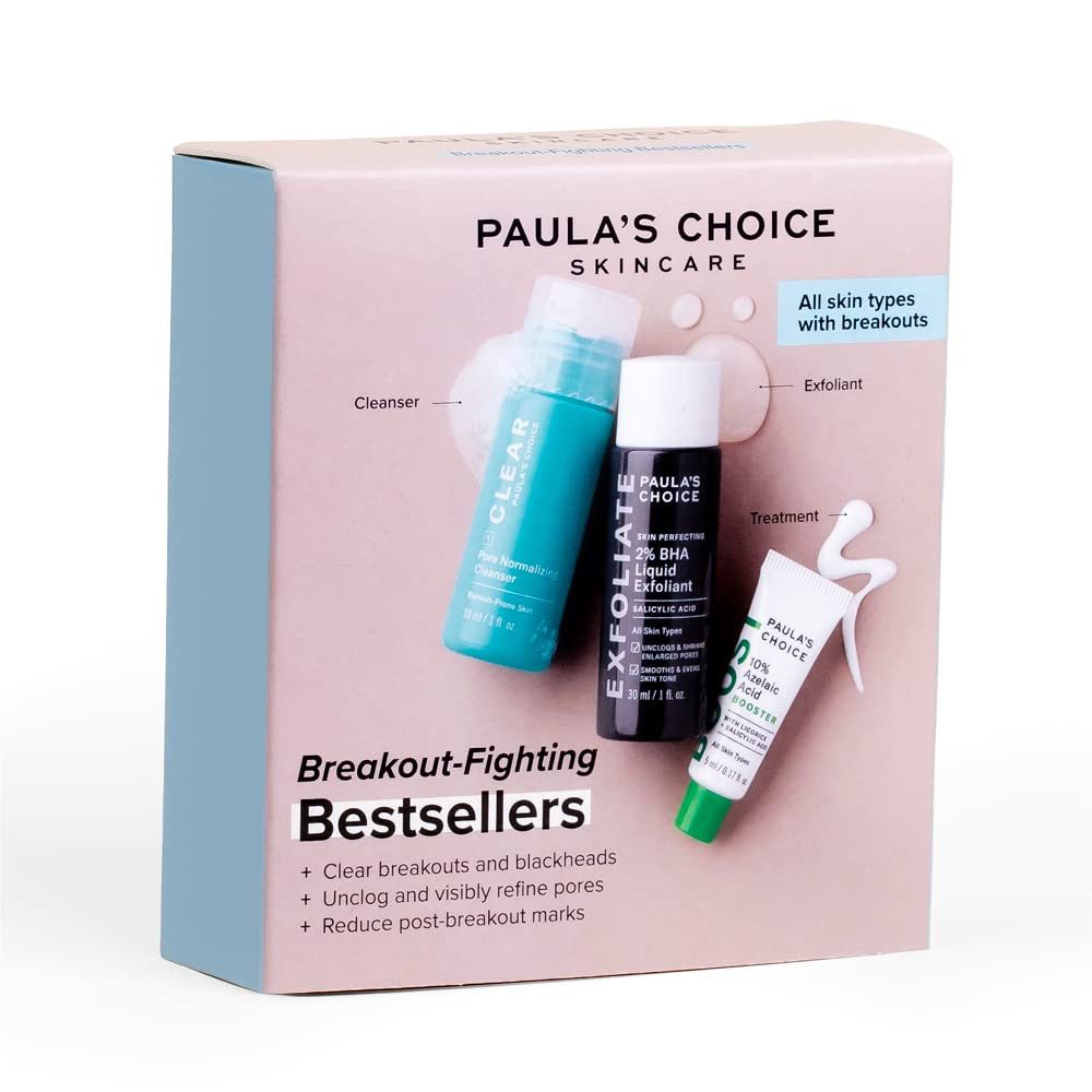 Paula's Choice Hautpflege-Set Breakout-Fighting Bestsellers, 1-tlg.