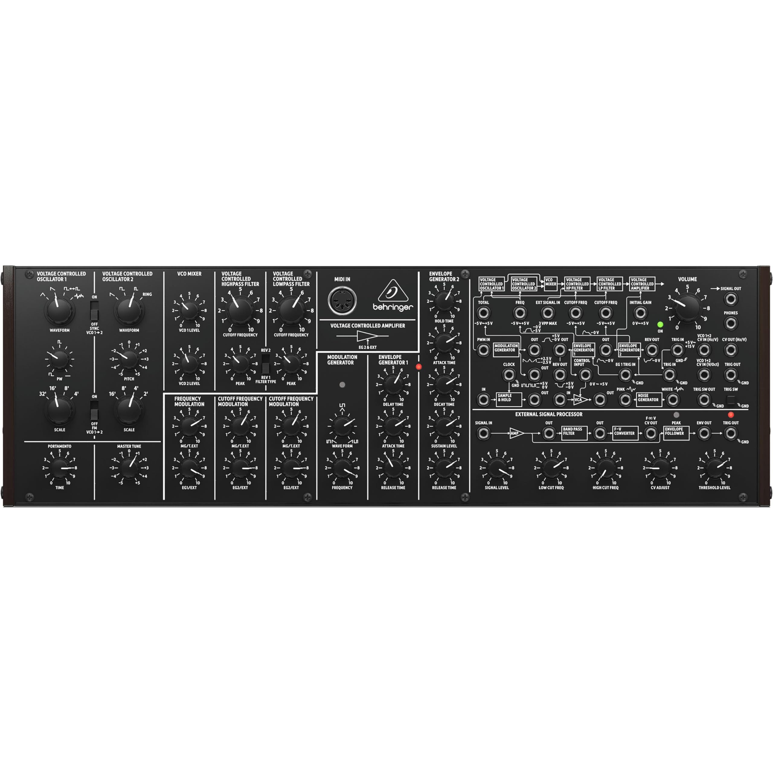 Behringer Synthesizer (Synthesizer, Analog Synthesizer), K-2 MkII - Synthesizer