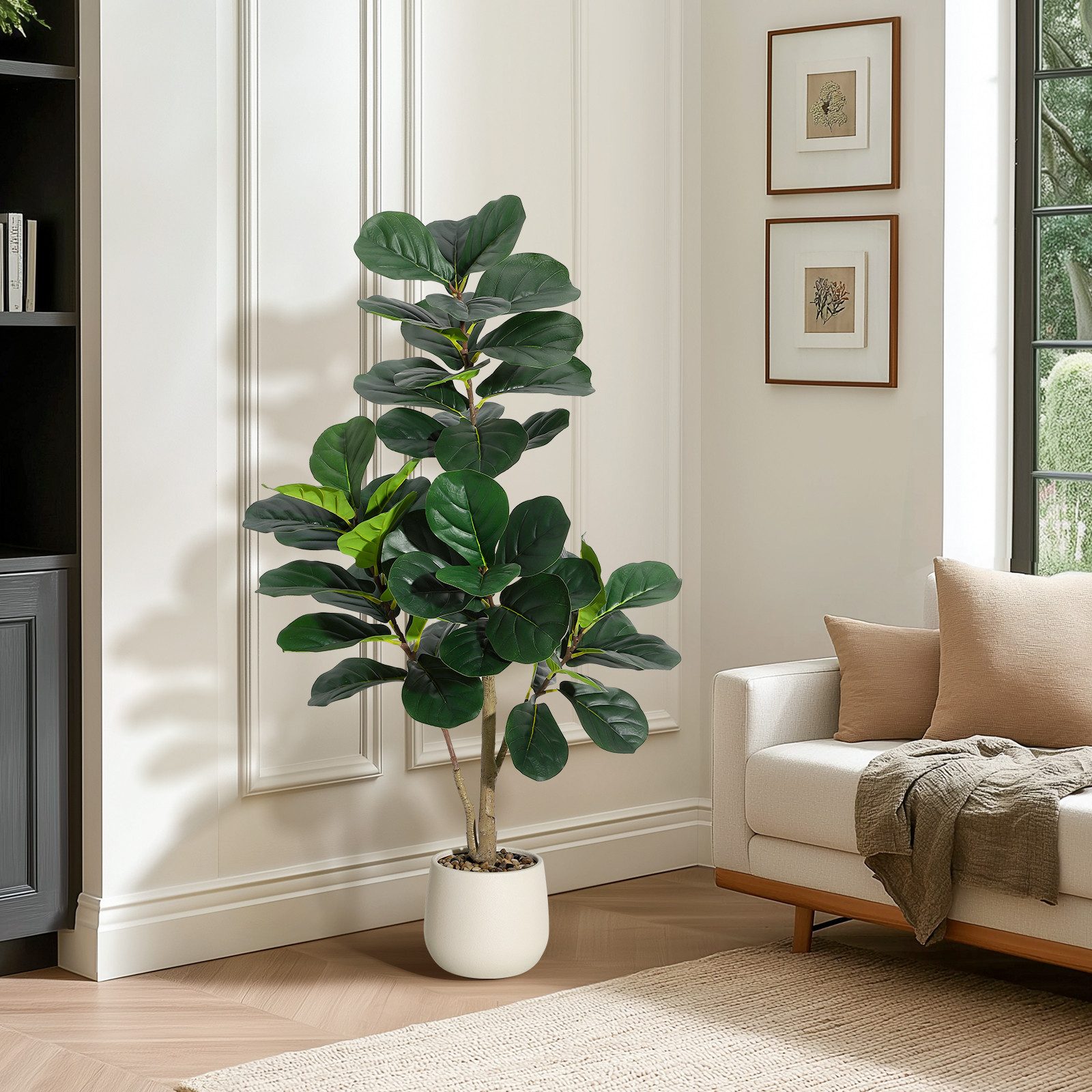 Kunstbaum Künstlicher Geigenblatt-Feigenbaum, Kunstpflanzen,künstliche Bäum günstig online kaufen