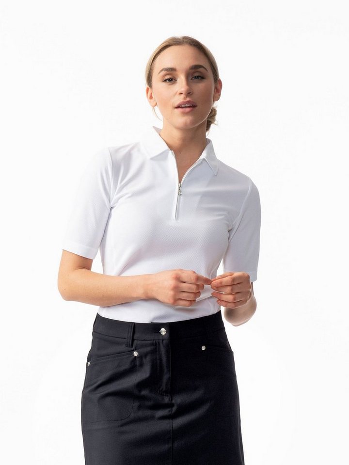 Daily Sports Poloshirt Daily Sports Macy 1/2S Polo shirt Damen (1-tlg)  Quick Dry-Material, Frontreißverschluss mit Strassstein auf dem  Reißverschluss