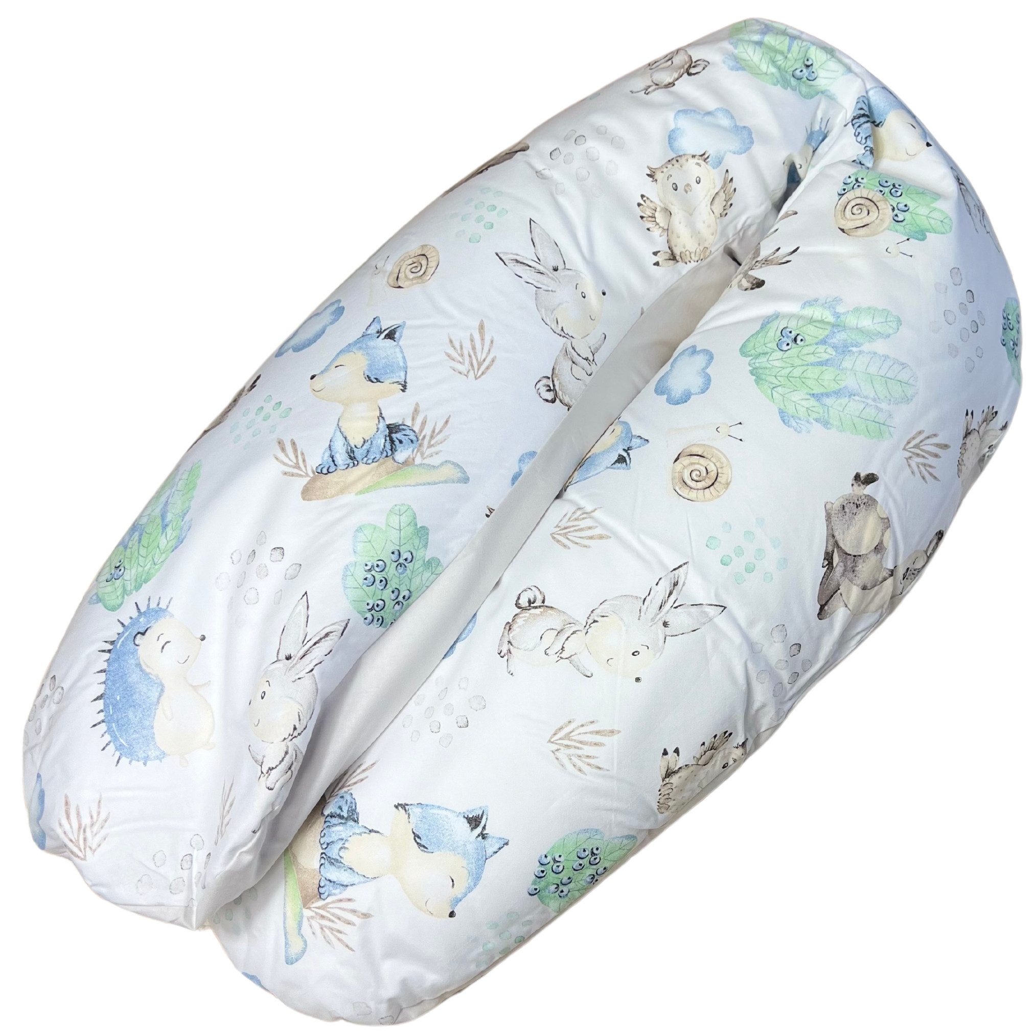 Babymajawelt Stillkissen Schwangerschaftskissen mit Perlenfüllung ergonomisch & formstabil, 1-tlg., Optimaler Komfort & gezielte Entlastung für Rücken, Bauch und Beine