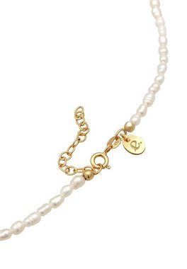 Elli Premium Perlenkette »Choker Süßwasserperlen Klassik 925 Silber«