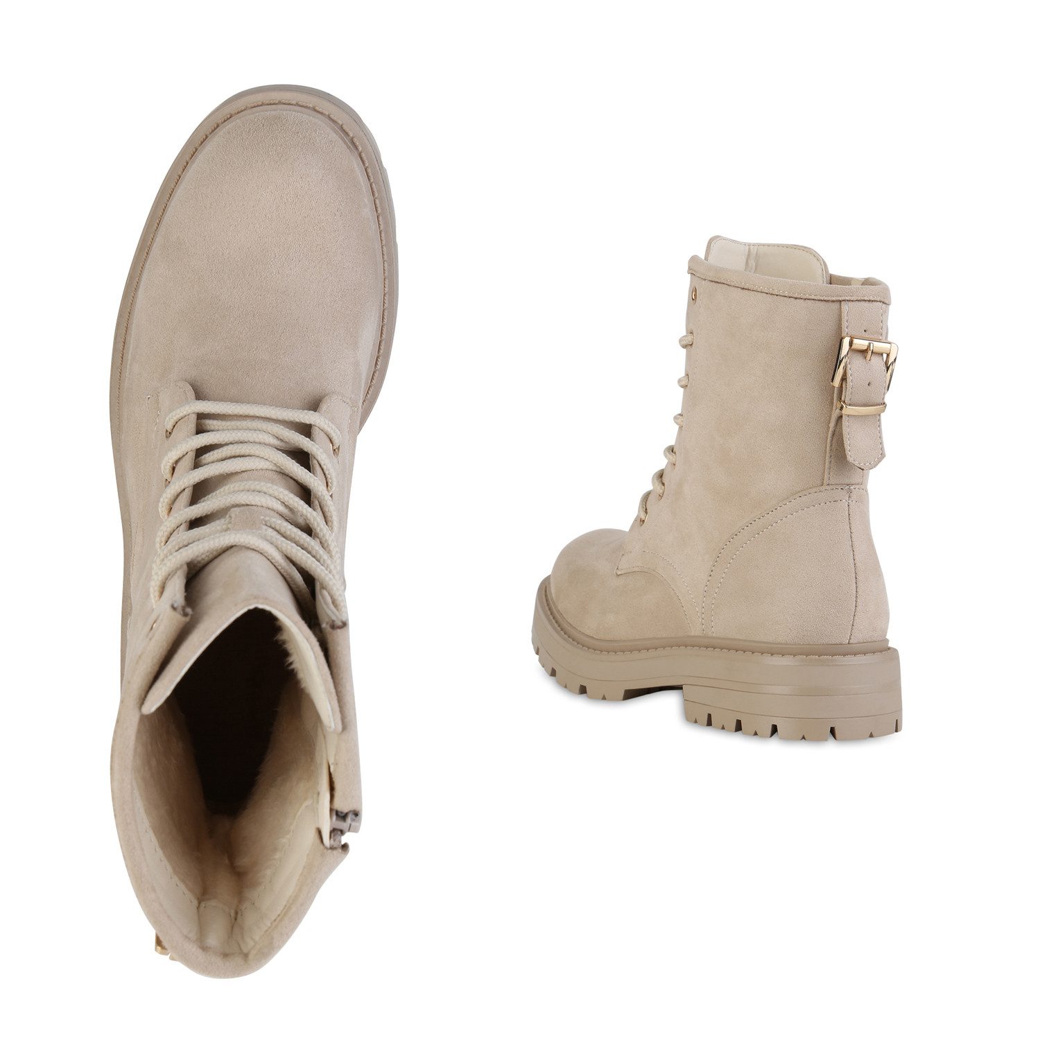 VAN HILL 841323 Schnürstiefelette Damen Leicht Gefütterte Schnürstiefelette günstig online kaufen