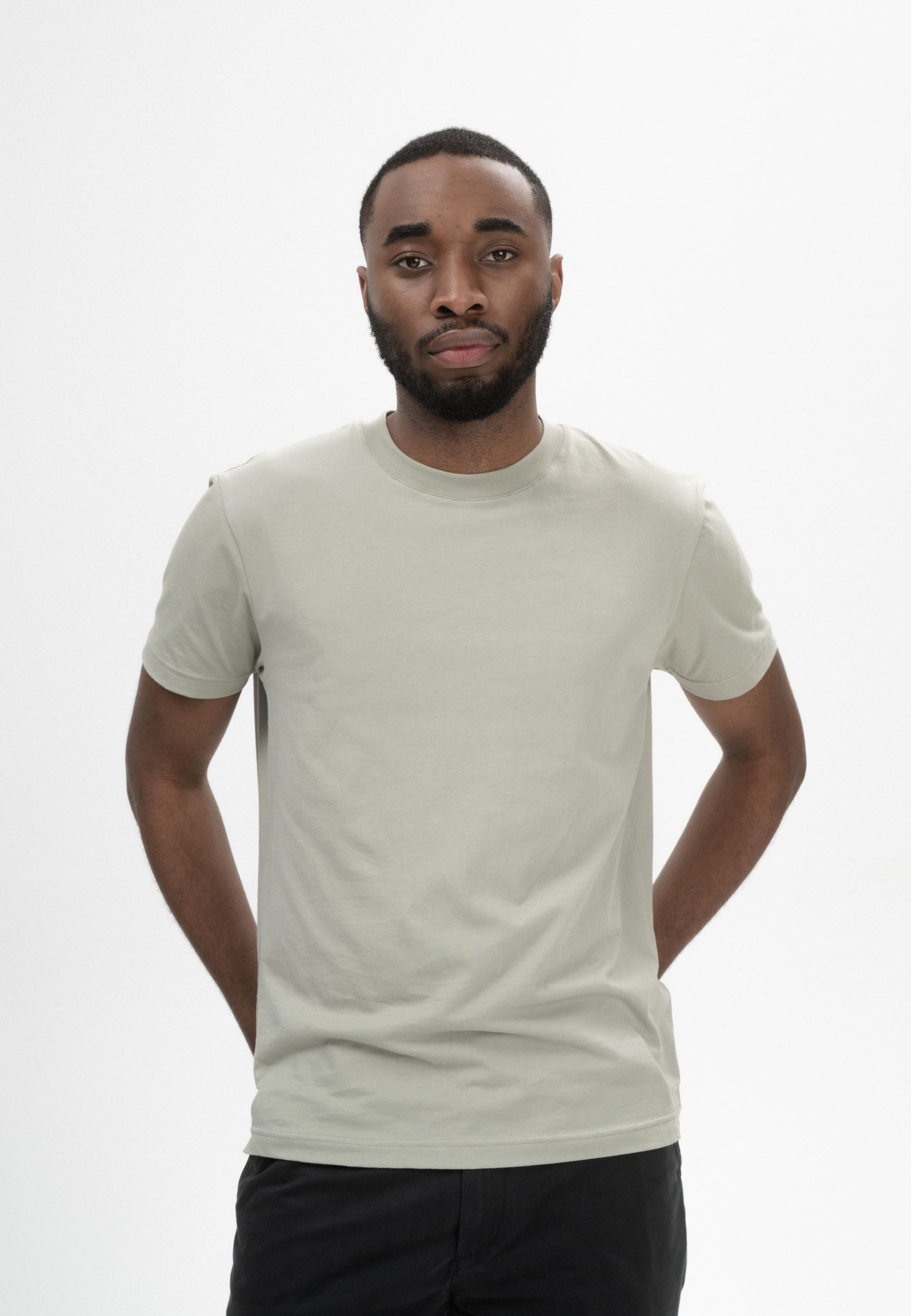 MELA Kurzarmshirt Herren T-Shirt AVAN Fein günstig online kaufen