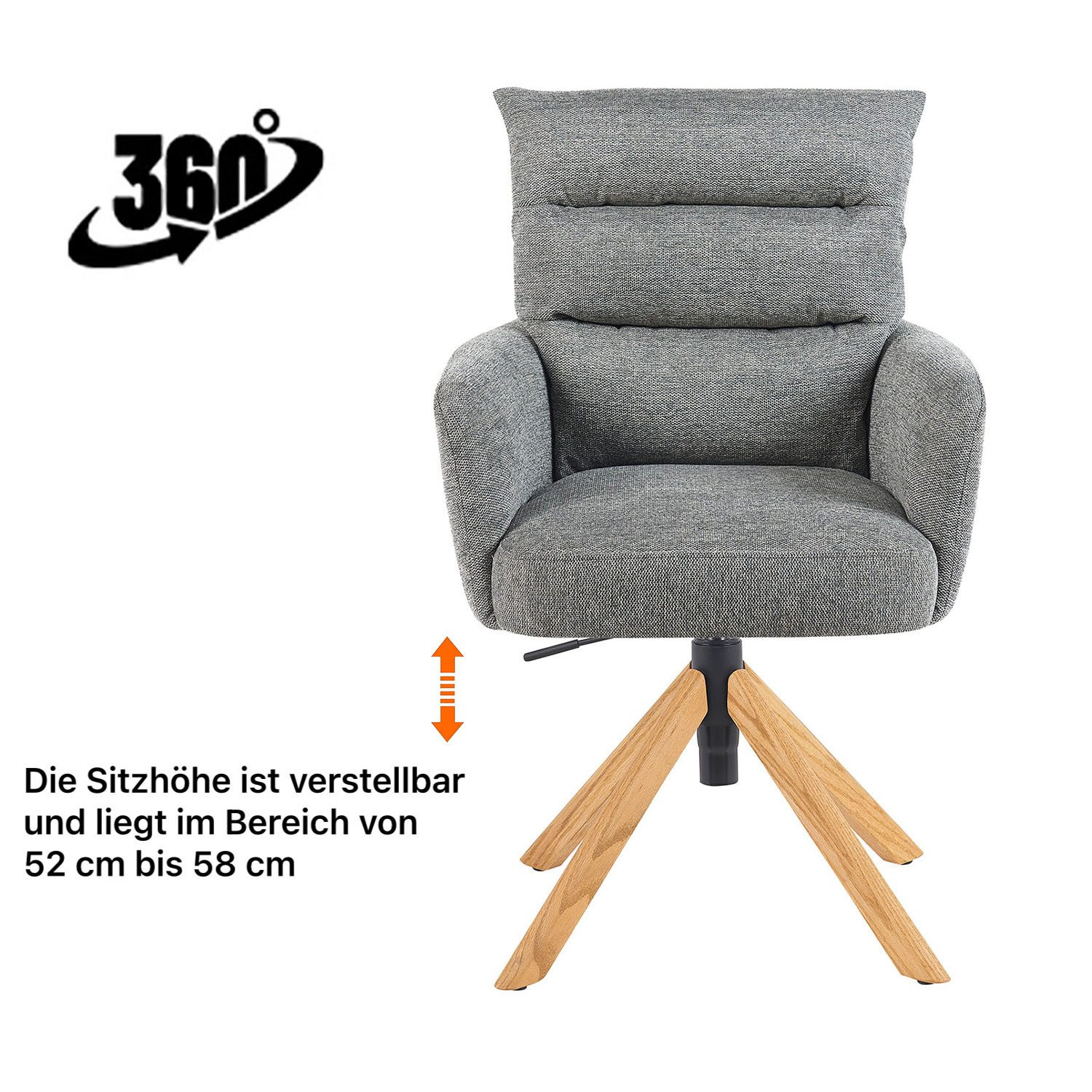 DUBI Möbel Polsterstuhl Mika-Jule 2er-Set, Federkern, günstig online kaufen