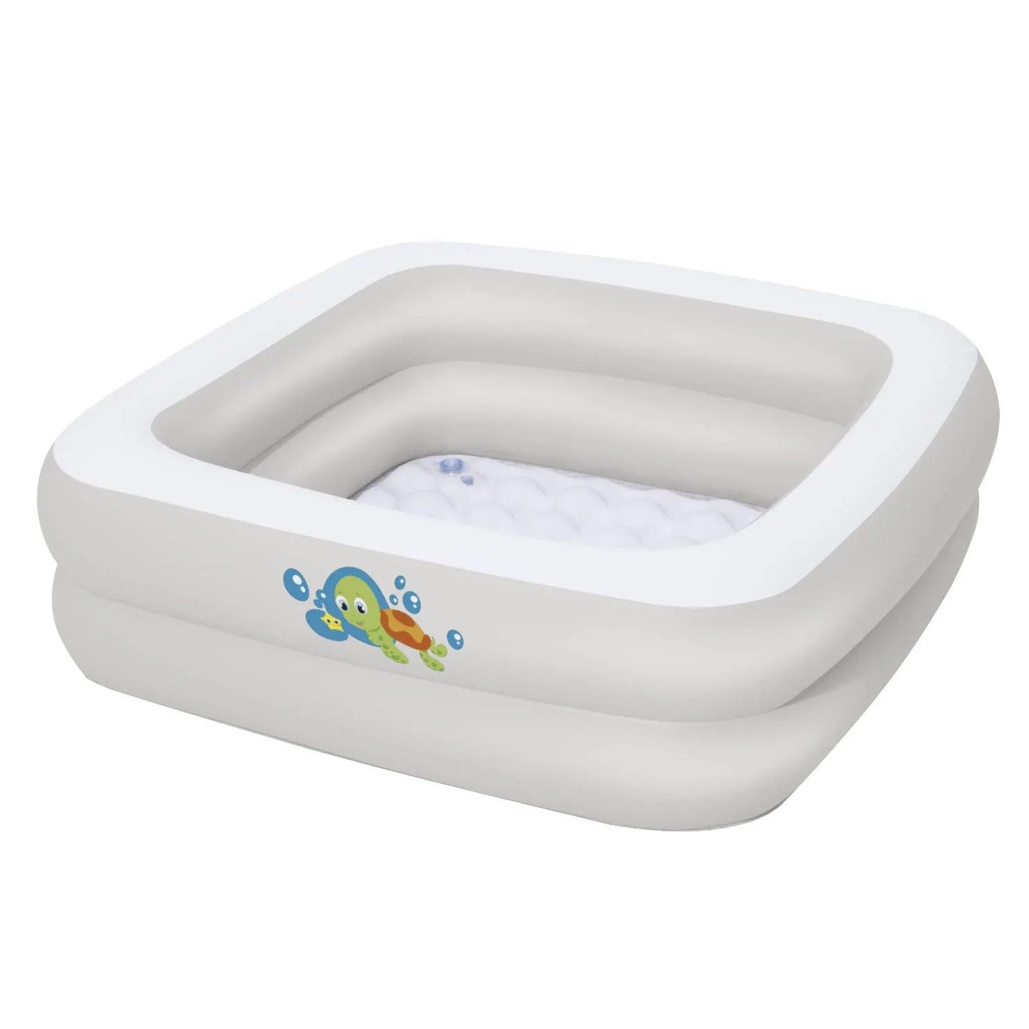 BESTWAY Pool Babypool Planschbecken Kinderbecken (Spar-Set, 1-tlg., 86 x 86 x 25 cm klein), 86x86 cm, ab 0 Jahren, Babypool