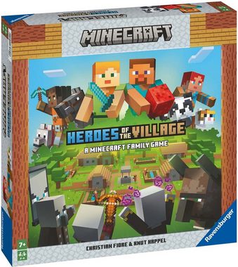 Ravensburger Spiel, Gesellschaftsspiel Minecraft Heroes of the Village, Made in Europe, FSC® - schützt Wald - weltweit