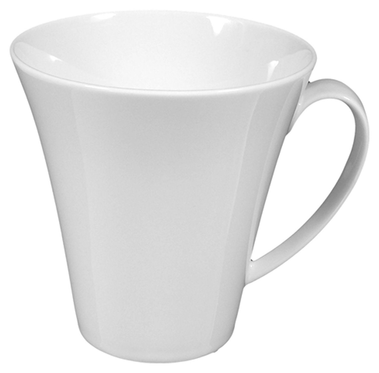Seltmann Weiden Tasse Kaffeetasse TOP LIFE UNI, 300 ml, Weiß, Porzellan | Teetassen