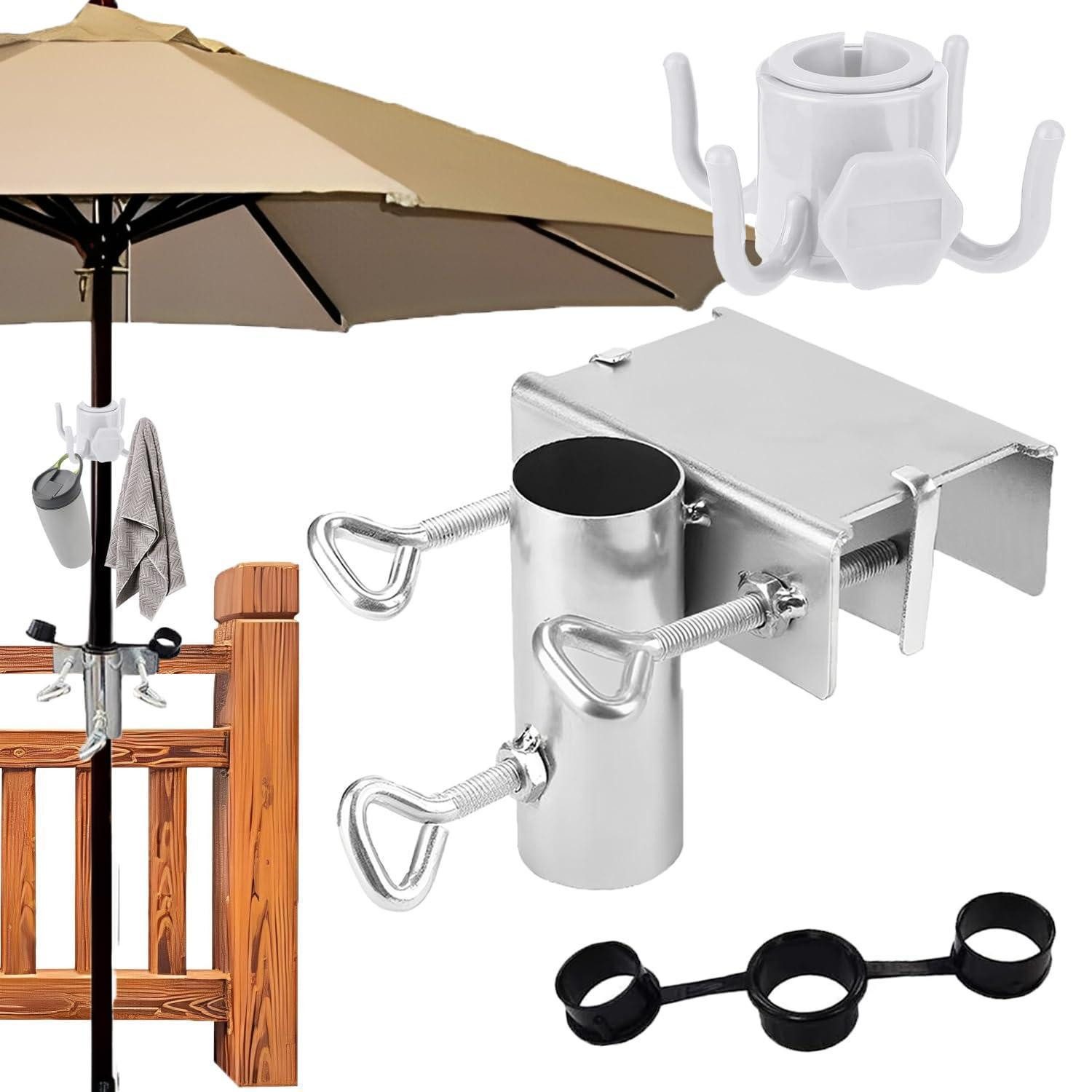 LuxusKollektion Schirmständer Sonnenschirmhalter Balkongeländer verstellbar (1 St)