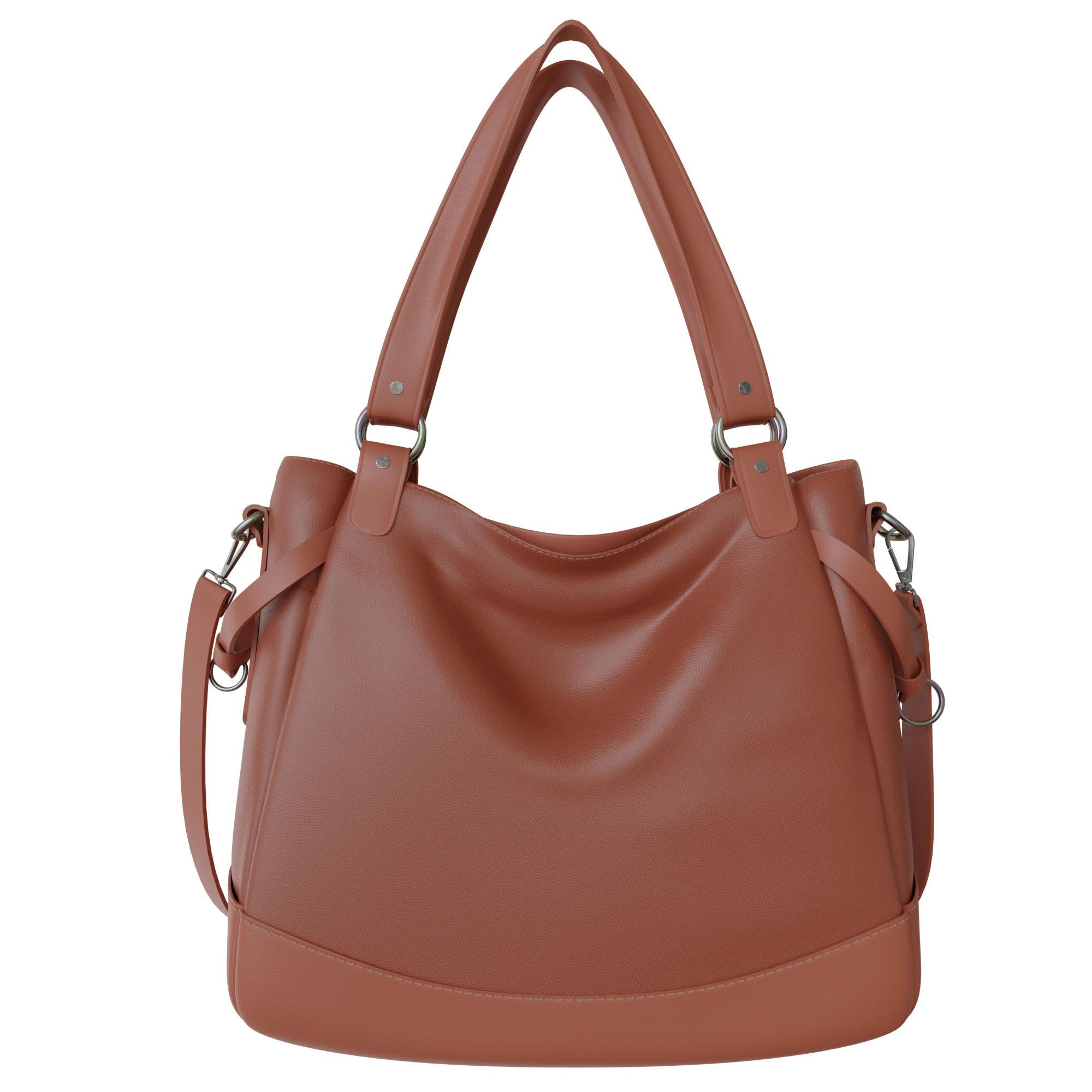 Umhängetasche Damen Vegane Shopper Tasche Hobo Bag Umhänge Tasche Veganes Leder 3065