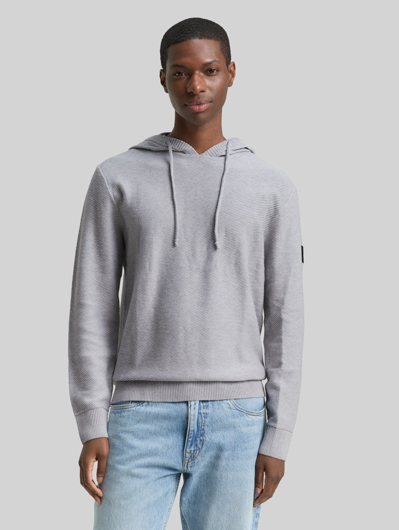TOM TAILOR Denim Strickpullover Pullover & Strickjacken Strickpullover mit Kapuze