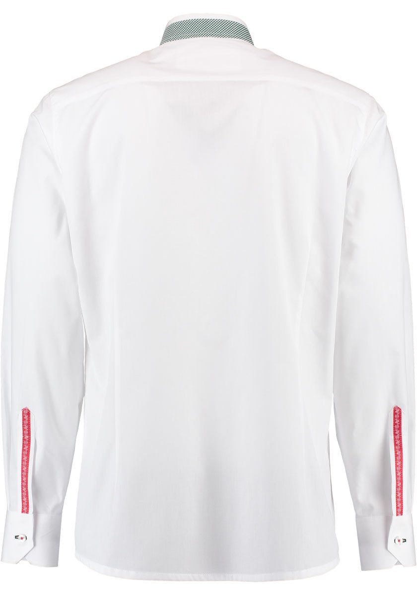 OS Trachten Trachtenhemd Cereba Langarmhemd mit Brusttasche, Stickerei auf günstig online kaufen