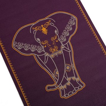 bodhi Yogamatte Design Yogamatte BIG ELEPHANT, zweifarbig, The Leela Collection
