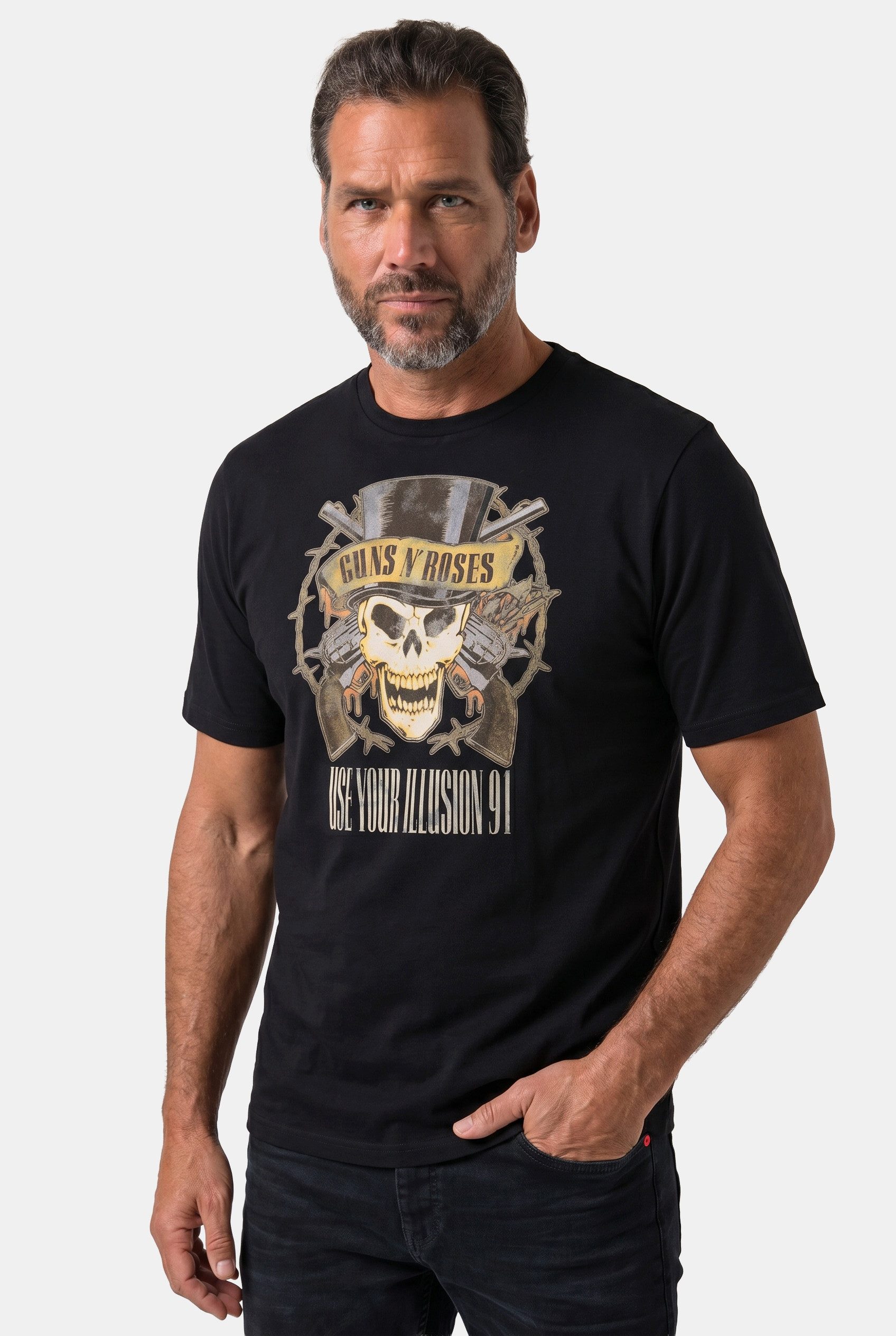 JP1880 T-Shirt bis 8XL Oberteil T-Shirt Rundhalsausschnitt