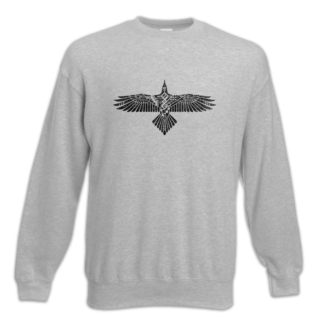 Urban Backwoods Sweatshirt Robot Raven Sweatshirt Roboter Rabe Raben Technologie Technology (1-tlg) Science Wissenschaft Alchemie Alchemy