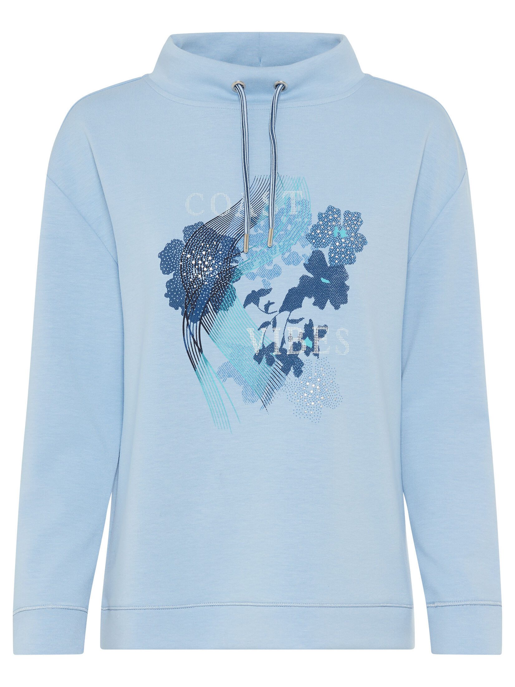 Olsen Sweatshirt (1-tlg) mit Ziersteinen verzierter günstig online kaufen