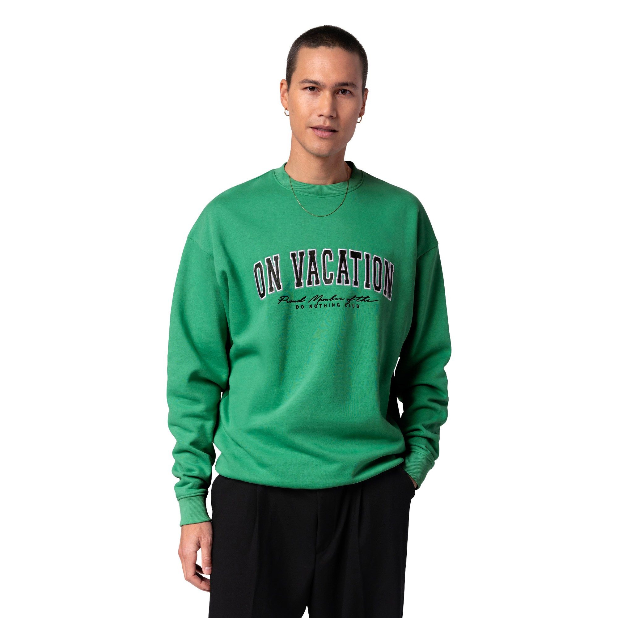 On Vacation Club Sweatshirt College Sweat, grün