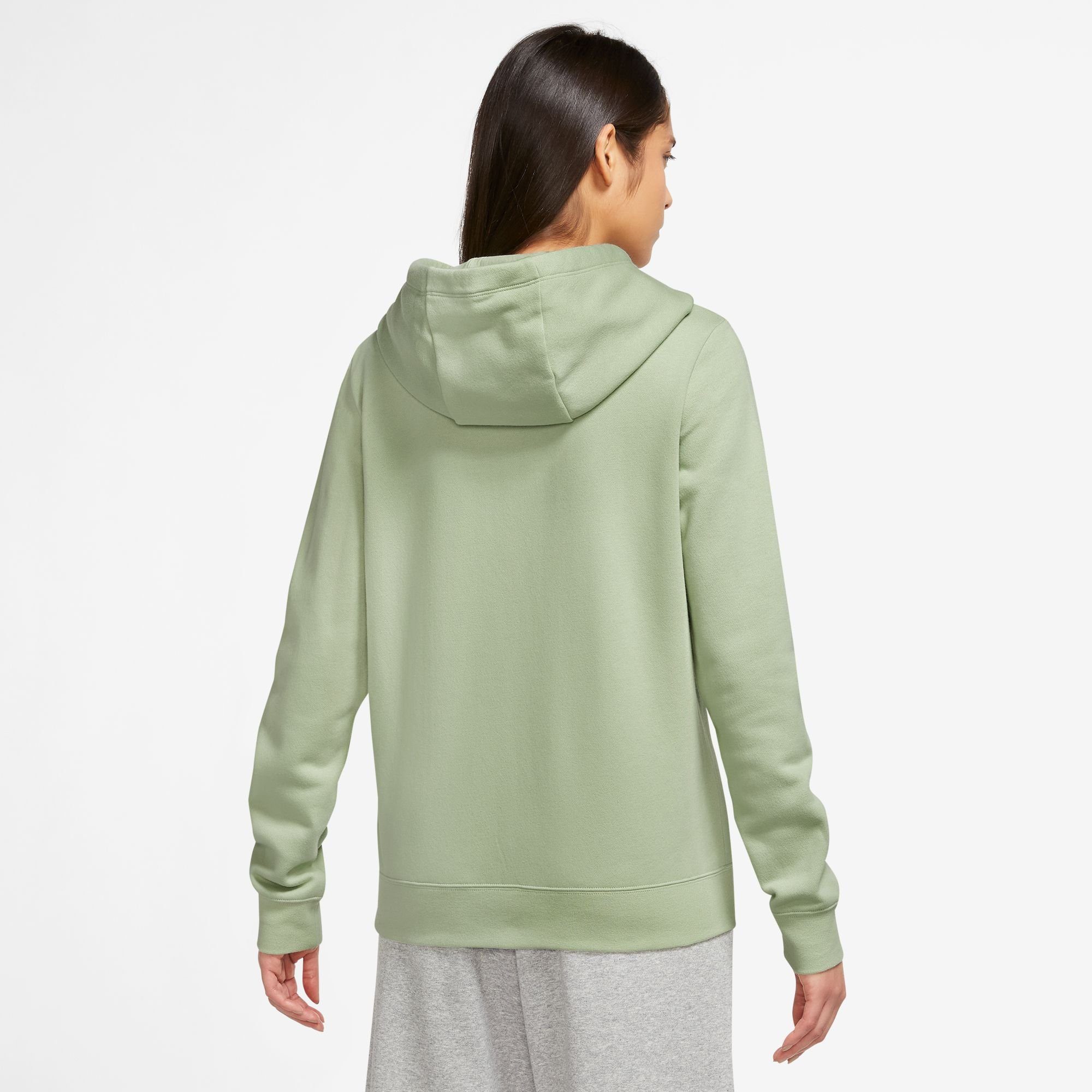 Nike Sportswear Kapuzensweatshirt HOODIE PULLOVER CLUB HONEYDEW/WHITE FLEECE WOMEN'S