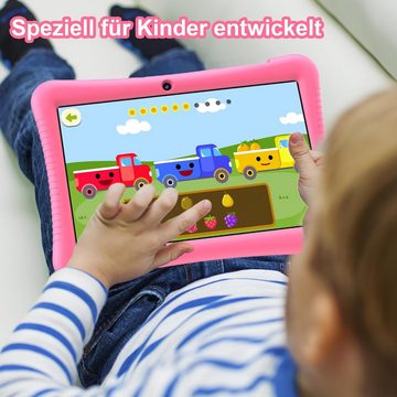 Semeakoko für Kinder von 3-12 Jahren mit Kinder Bildungs APP Tablet (10", 32 GB, Android 13, mit WiFi Bluetooth Dual Kamera Elterliche Kontrolle Kids Tablet)