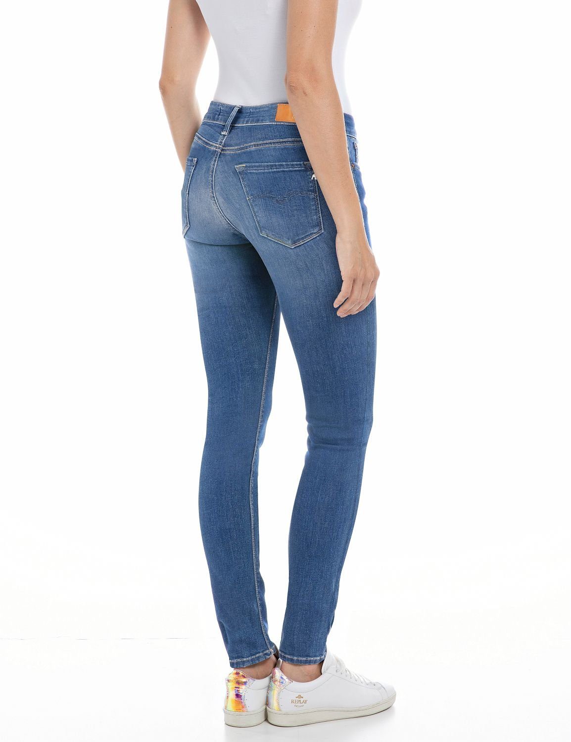 Replay Skinny-fit-Jeans NEW LUZ Jeanshose mit Stretch günstig online kaufen