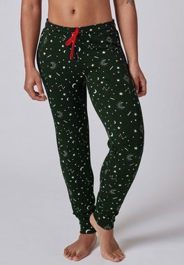 Skiny Pyjamahose Skiny Damen Schlafanzug Hose (1-tlg) Modisches Design