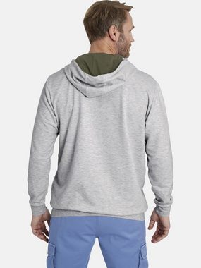 Jan Vanderstorm Kapuzensweatshirt NAVER +Fit Kollektion, Kängurutasche