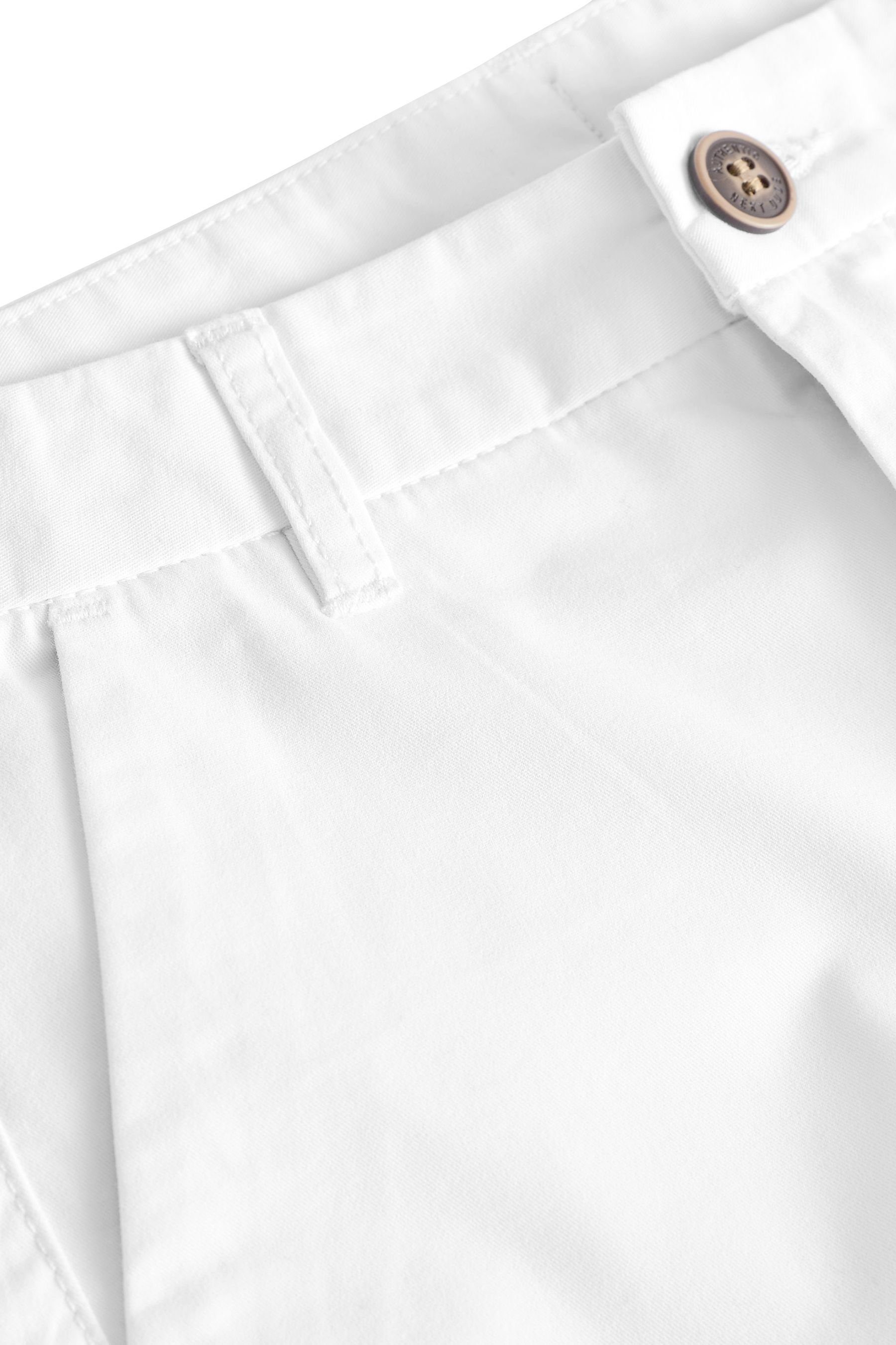 Chinoshorts Chino-Shorts White (1-tlg) Next