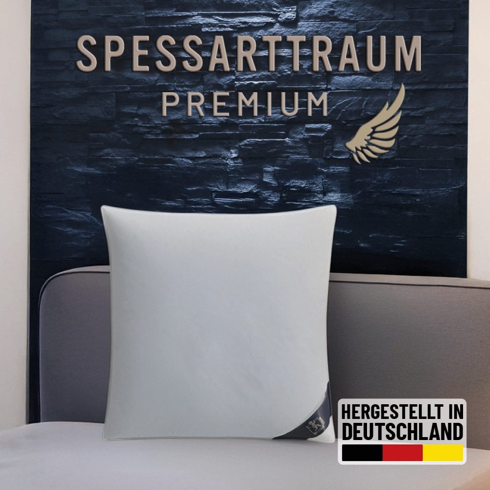SPESSARTTRAUM Gänsefederkopfkissen Premium, Kopfkissen 1-tlg. oder 2-tlg. 4 günstig online kaufen
