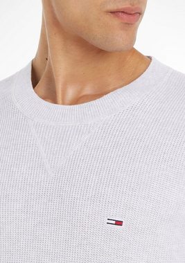 Tommy Jeans Rundhalspullover TJM REG ESSENTIAL WAFFLE SWEATER