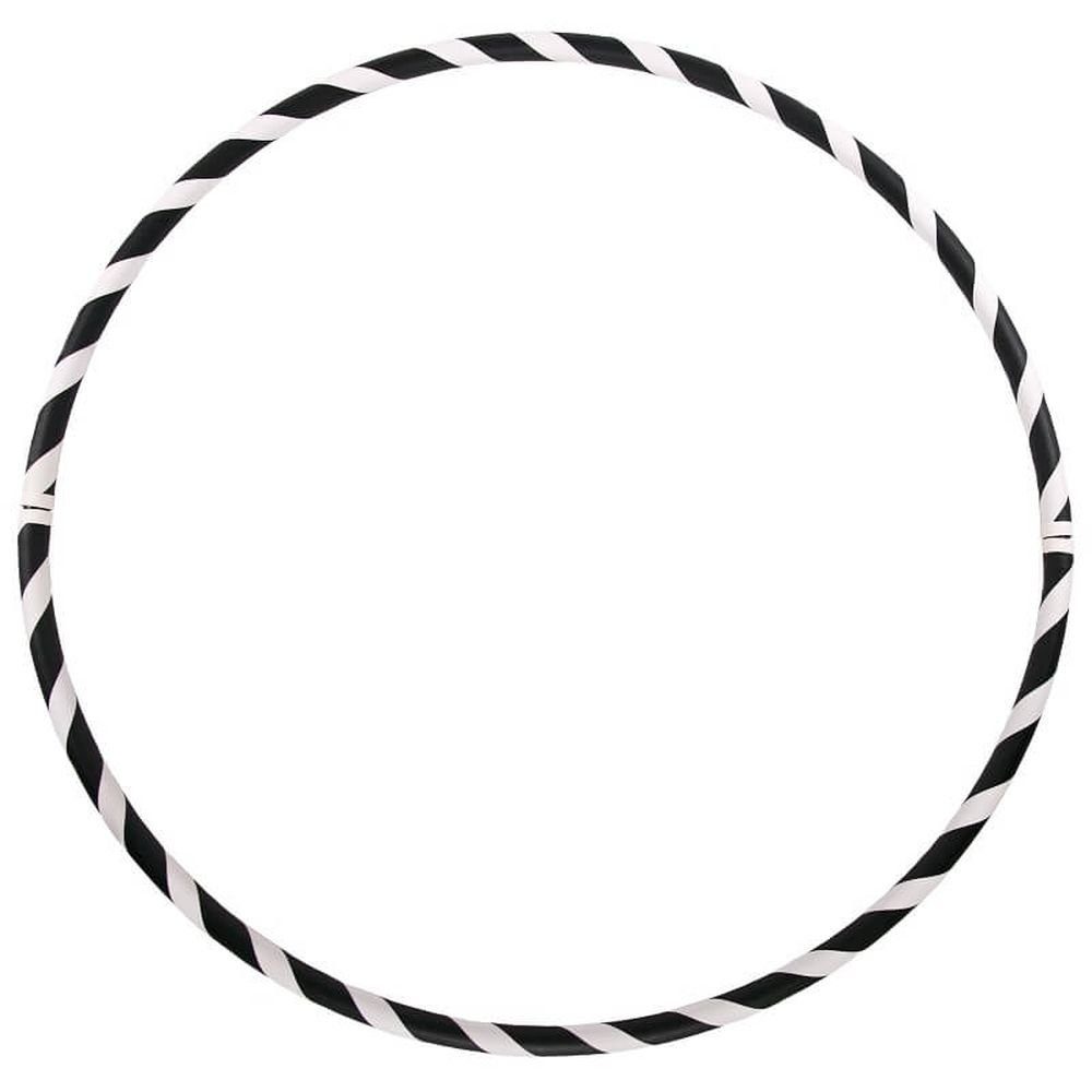 Hoopomania Hula-Hoop-Reifen Faltbarer Anfänger Hula Hoop Reifen, Weiss Ø90cm