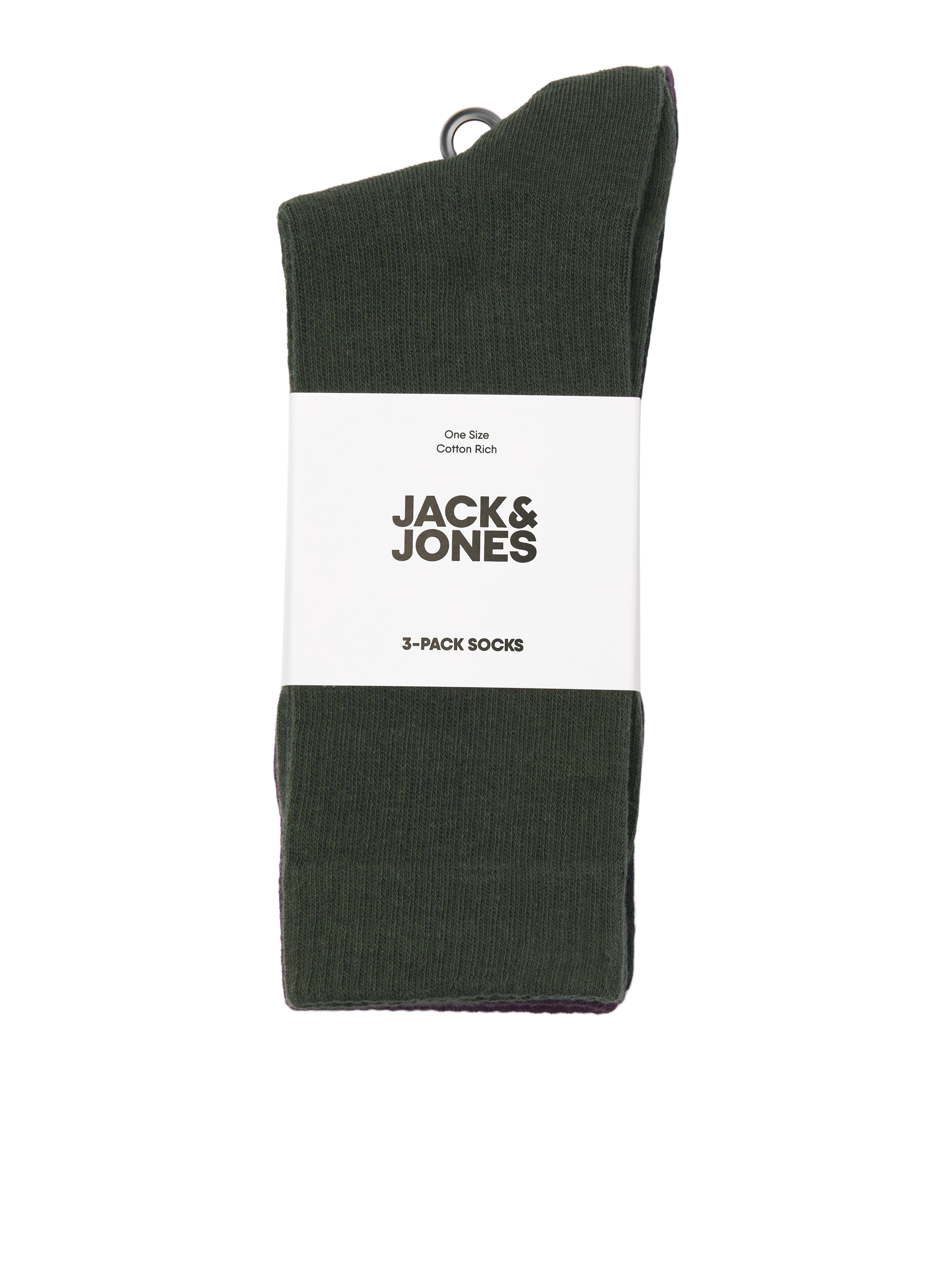 Jack & Jones Freizeitsocken JACSOHO TENNIS SOCKS 3 PACK NOOS (Packung, 3-Paar) mit Logostickerei – Bild 5 von 5