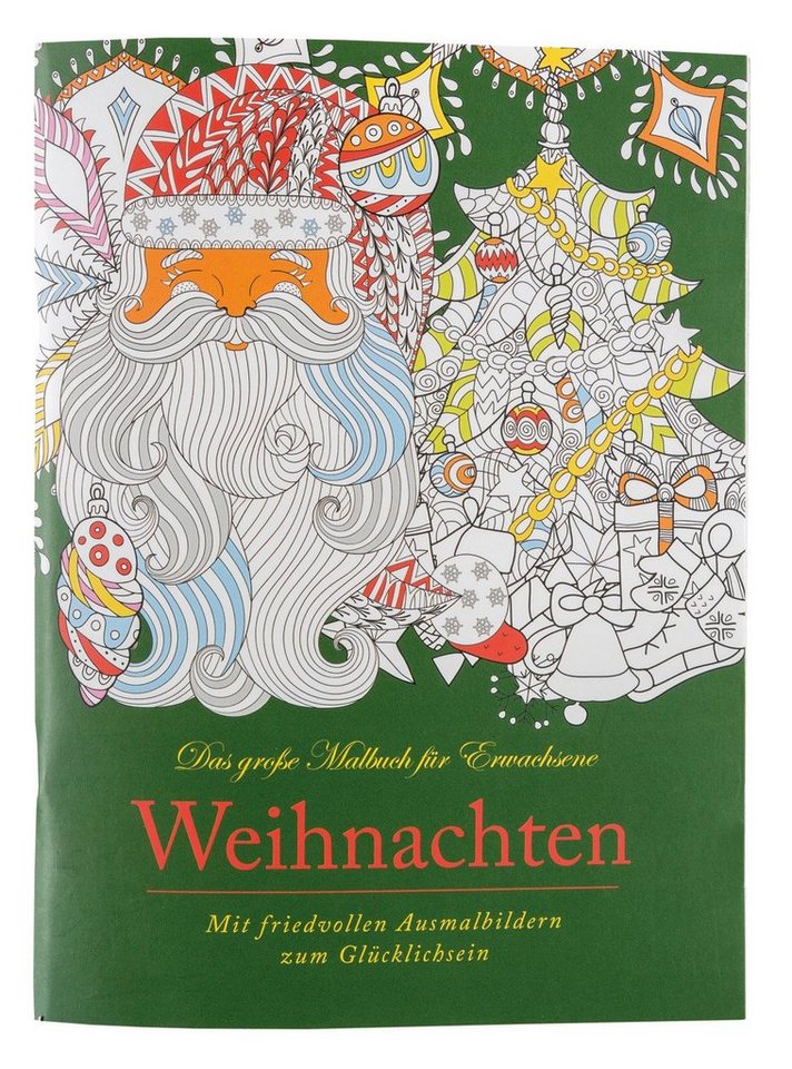 Thumbnail - Idena Malvorlage Idena 68143 - Malbuch für Erwachsene, Motiv Weihnachten, 64 Seiten